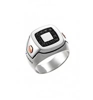 Anello Zancan Uomo in Argento Zirconia EXA017R - EXA017R